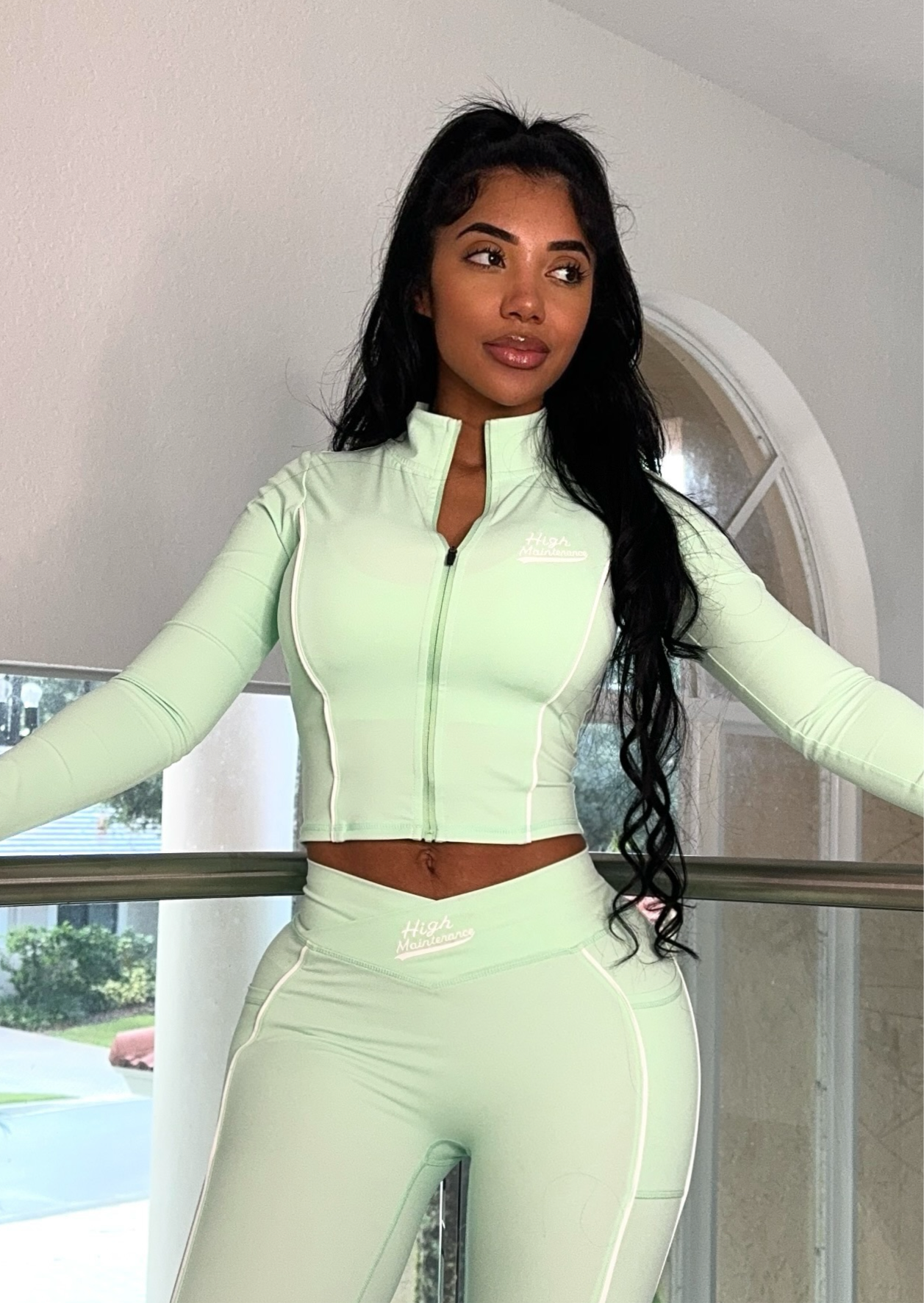 HM Hourglass Sculpt Fit Jacket MINT GREEN